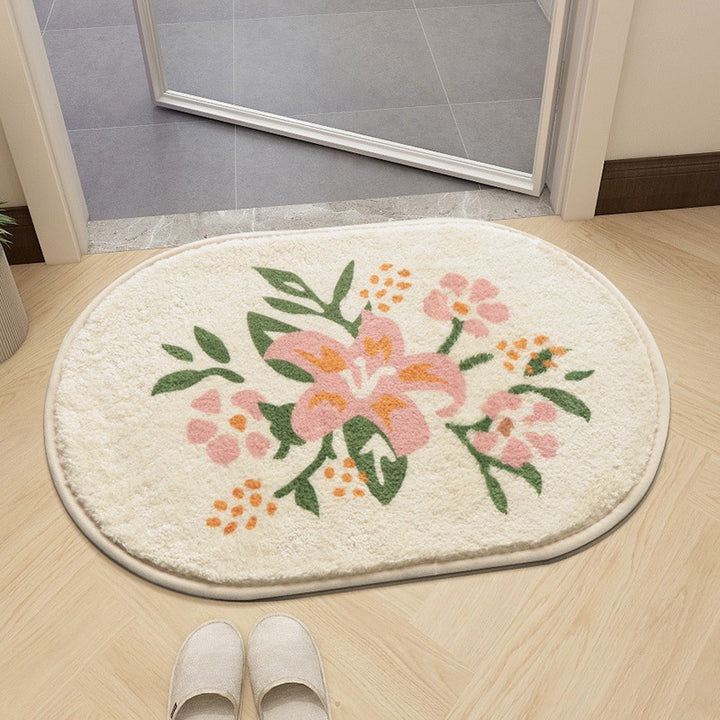 Floral Decorative Area Mat
