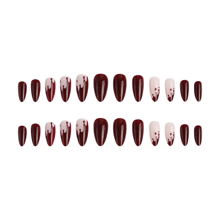 Artful Nail Tips with Drop Design Kalsten