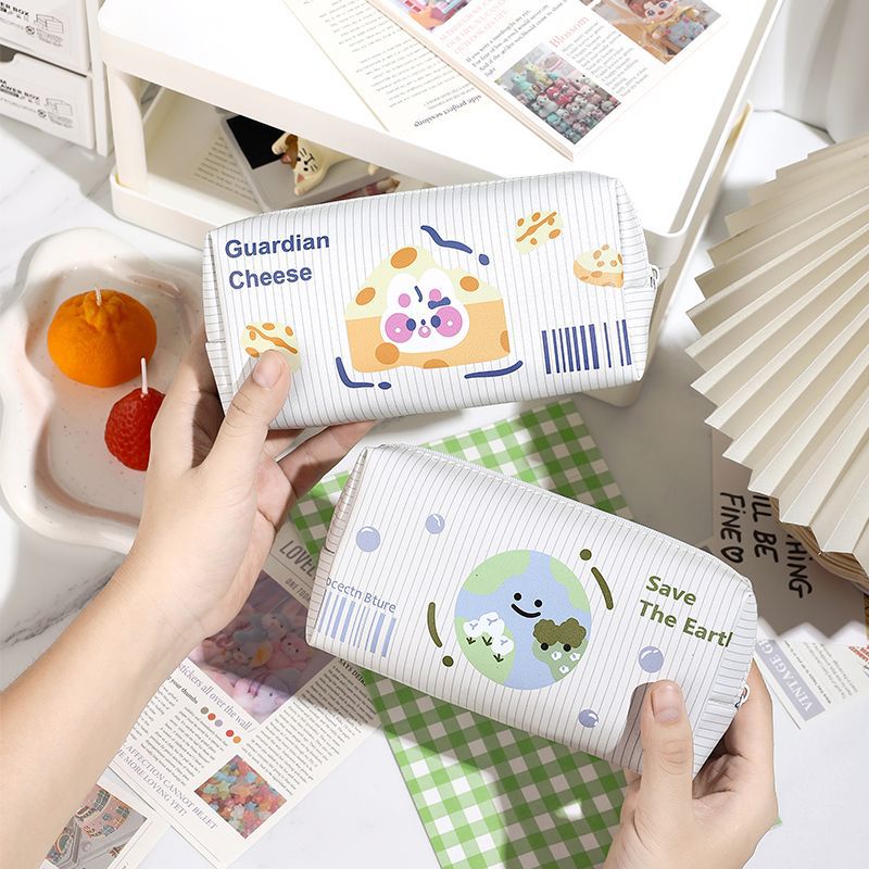 Eco-Friendly Earth-Themed Pencil Case
