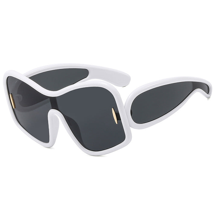 Women’s futuristic sunglasses with extra wide design and protective UV filter Kalsten