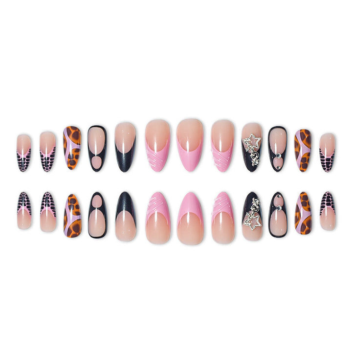 Stylish Stiletto Press-On Nail Art Set Kalsten
