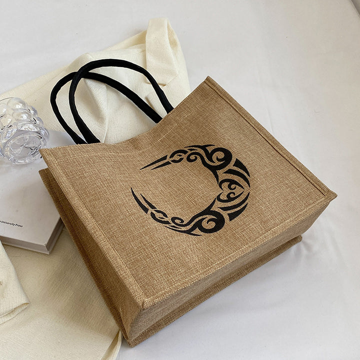 Elegantly Designed Linen Tote Bag
