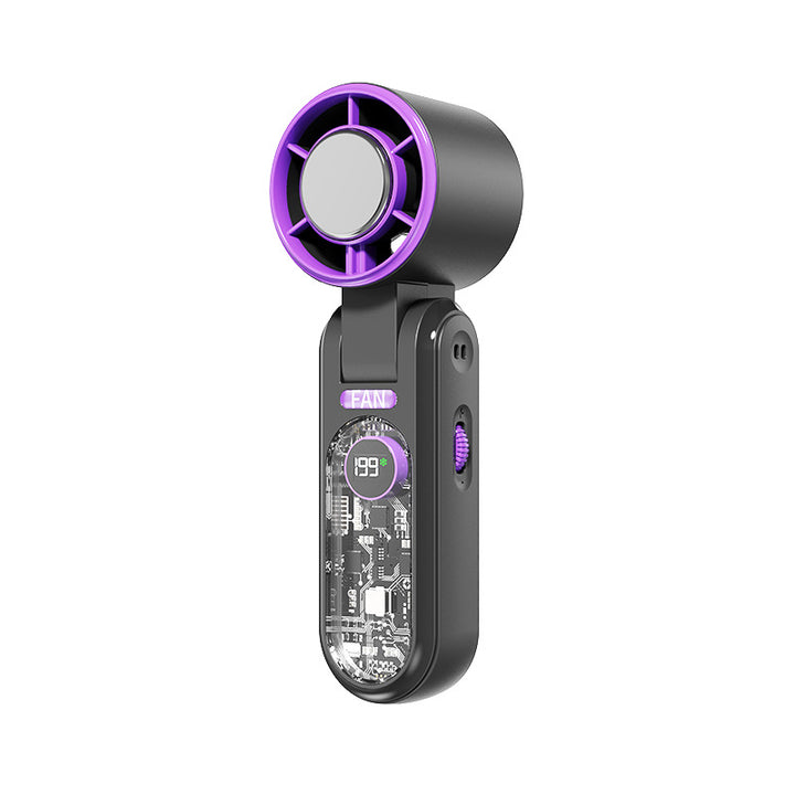 Women's Portable Mini Air Fan with Digital Temperature Display Kalsten