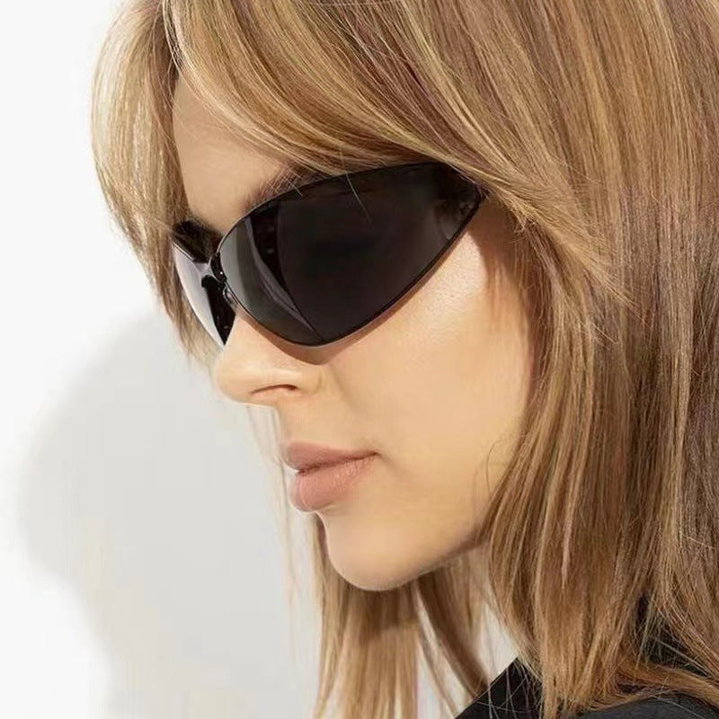 Women's Cat-Eye Sunglasses with Fashionable Metal Frame Kalsten