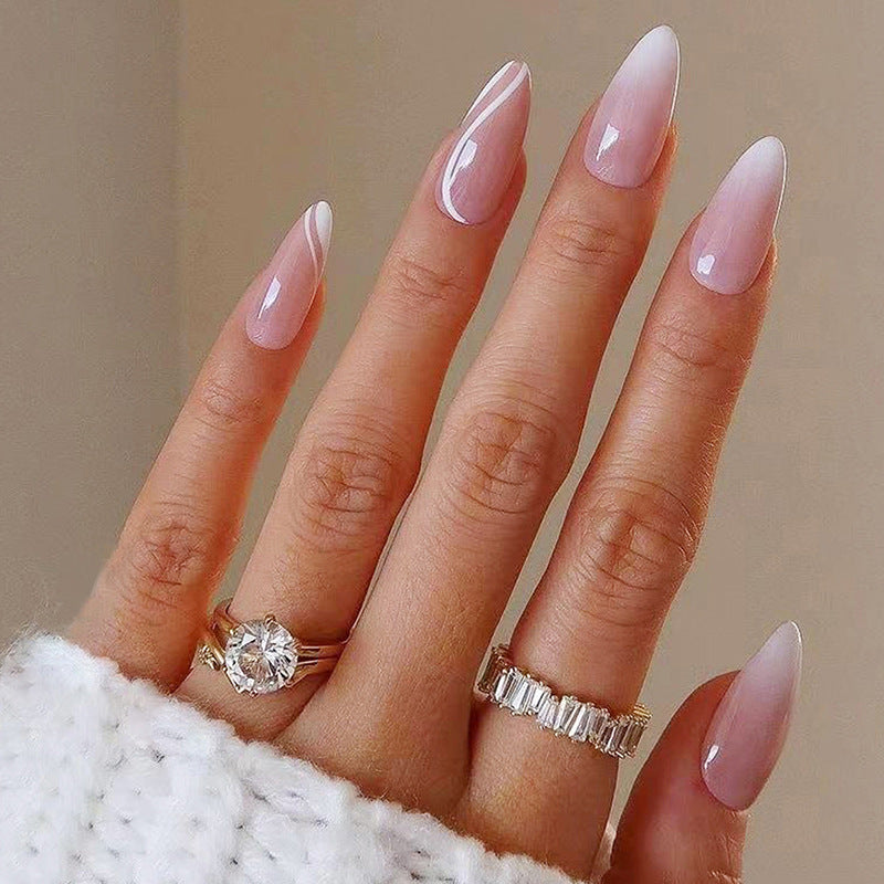 Elegant and artistic stiletto artificial nails Kalsten