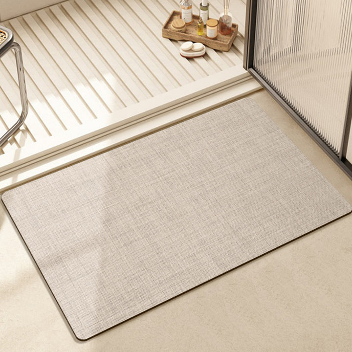 Modern Textured Bath Mat Kalsten
