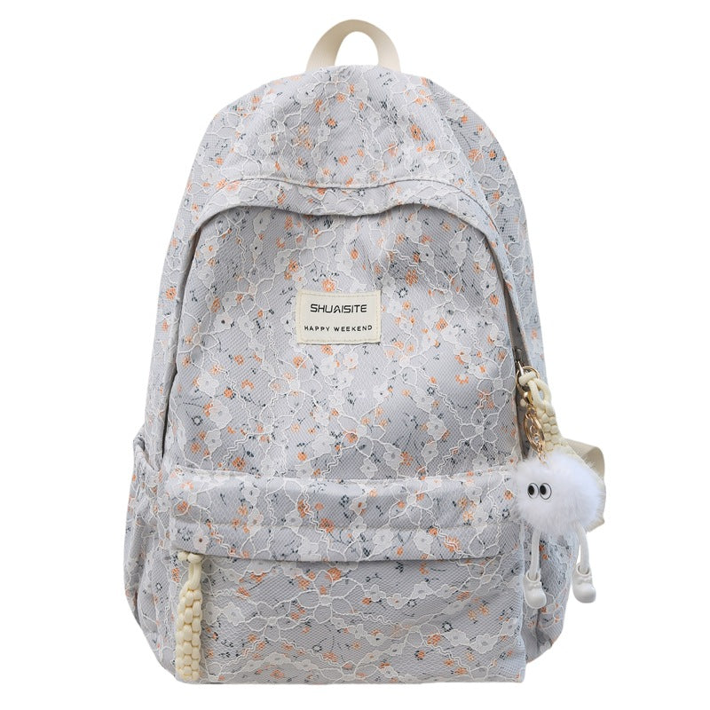 Floral Embellished Backpack Kalsten