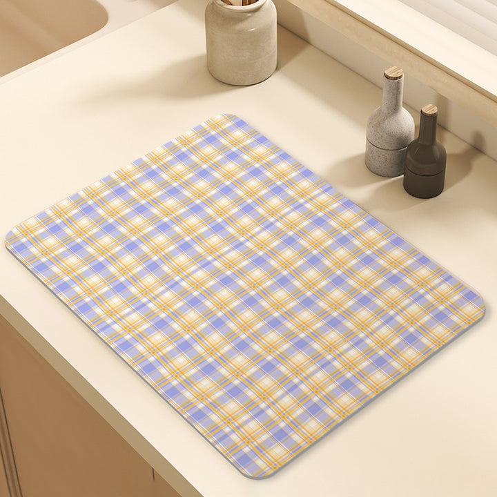 Plaid Kitchen Table Mat