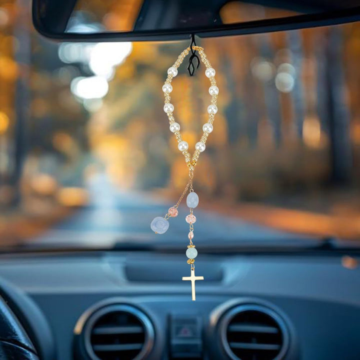 Decorative Cross Car Charm Kalsten