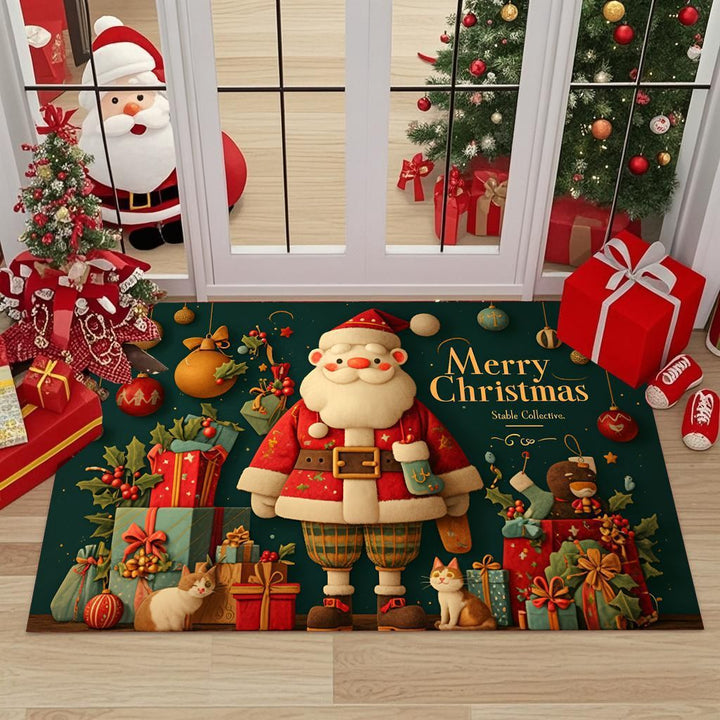 Festive Christmas-Themed Decorative Doormat Kalsten