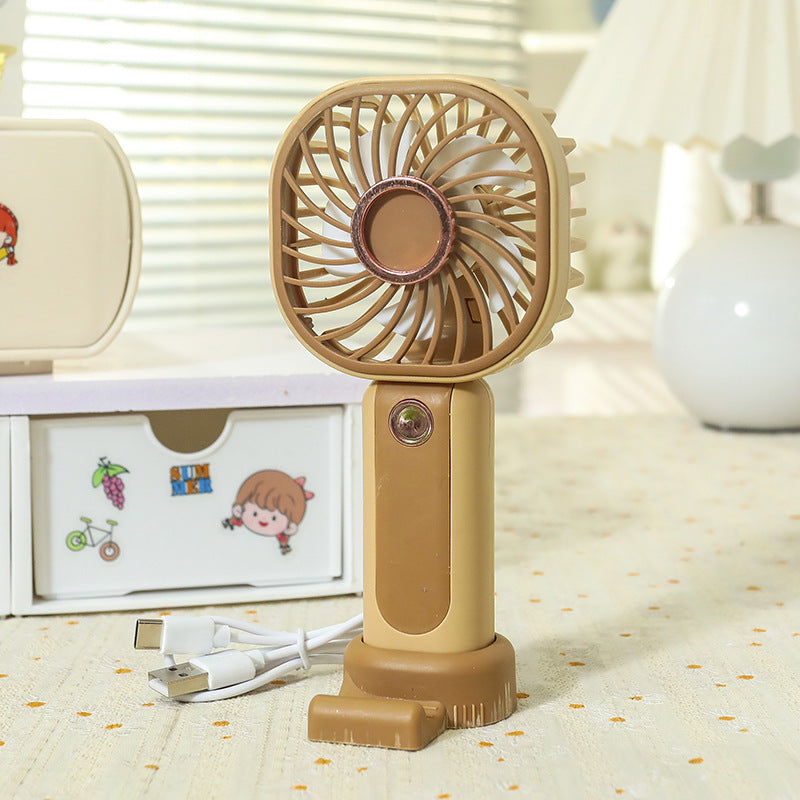 Ladies Portable Handheld Fan with Flexible Tilt Adjustment Kalsten