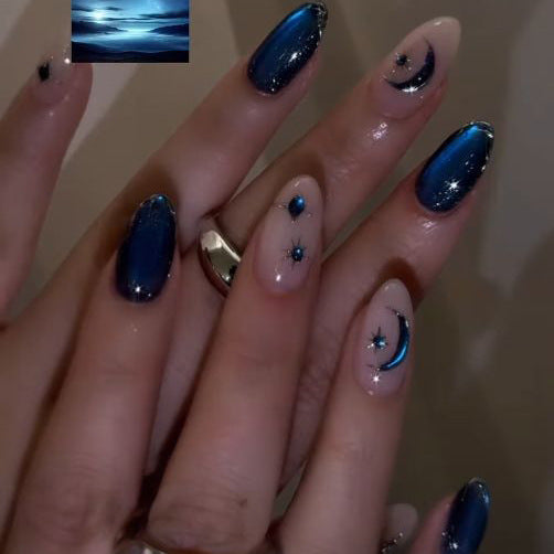 Celestial Nail Art Design Kalsten