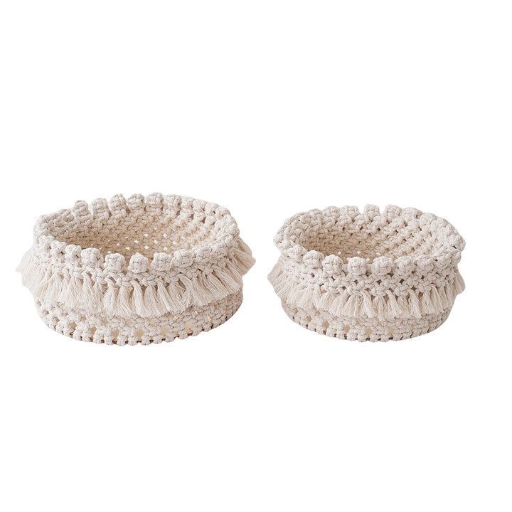 Decorative Macramé Storage Basket Kalsten
