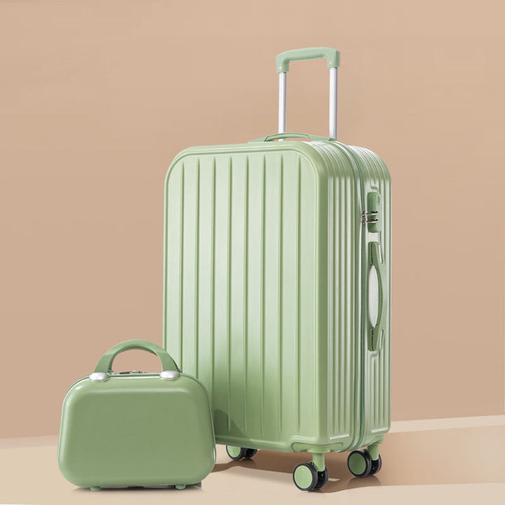 lightweight ABS hardshell spinner suitcase with telescopic handle and matching cosmetic case Kalsten
