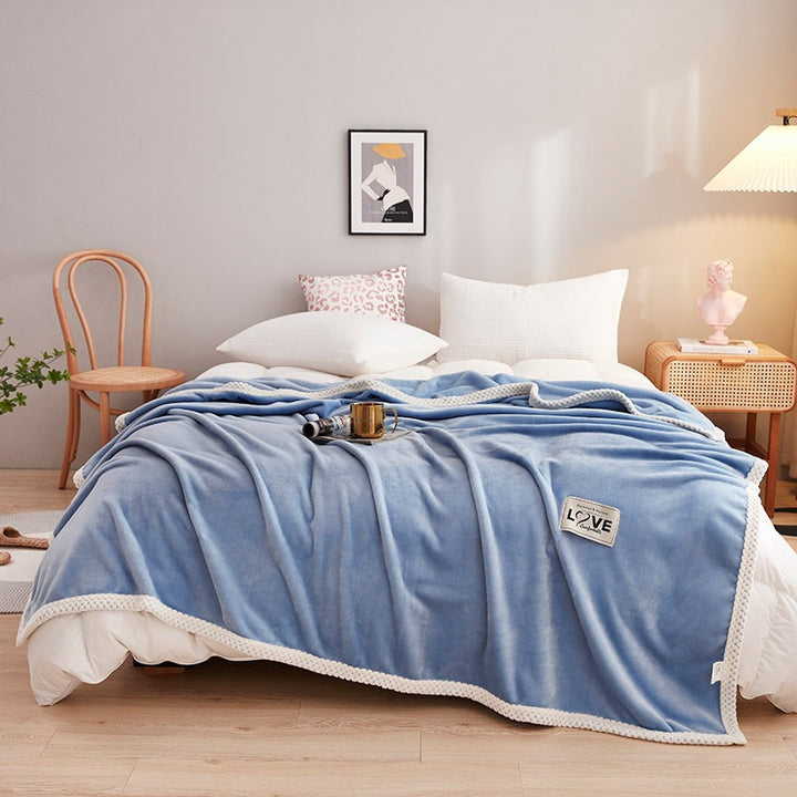 Women soft plush blanket with playful design Kalsten