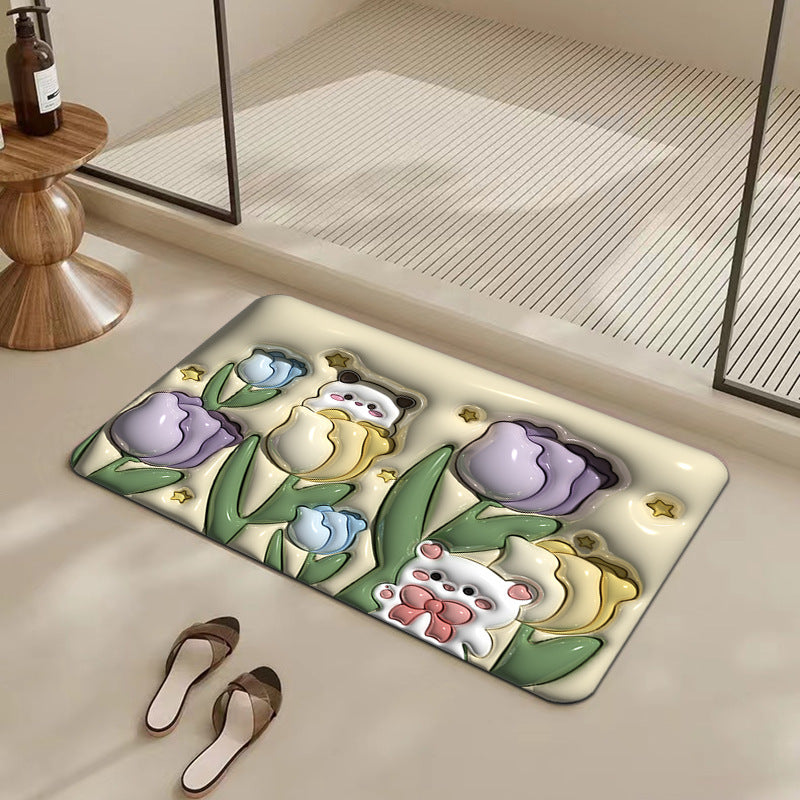 Cute Cartoon-Themed Area Mat