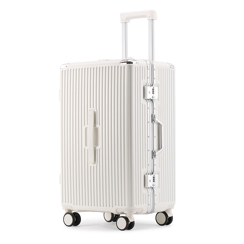 Unisex Stylish High-Impact Ribbed Hardshell Suitcase Kalsten