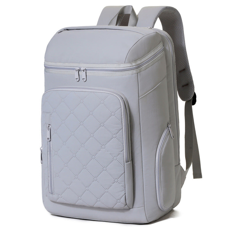 Quilted Multi-Functional Travel Backpack