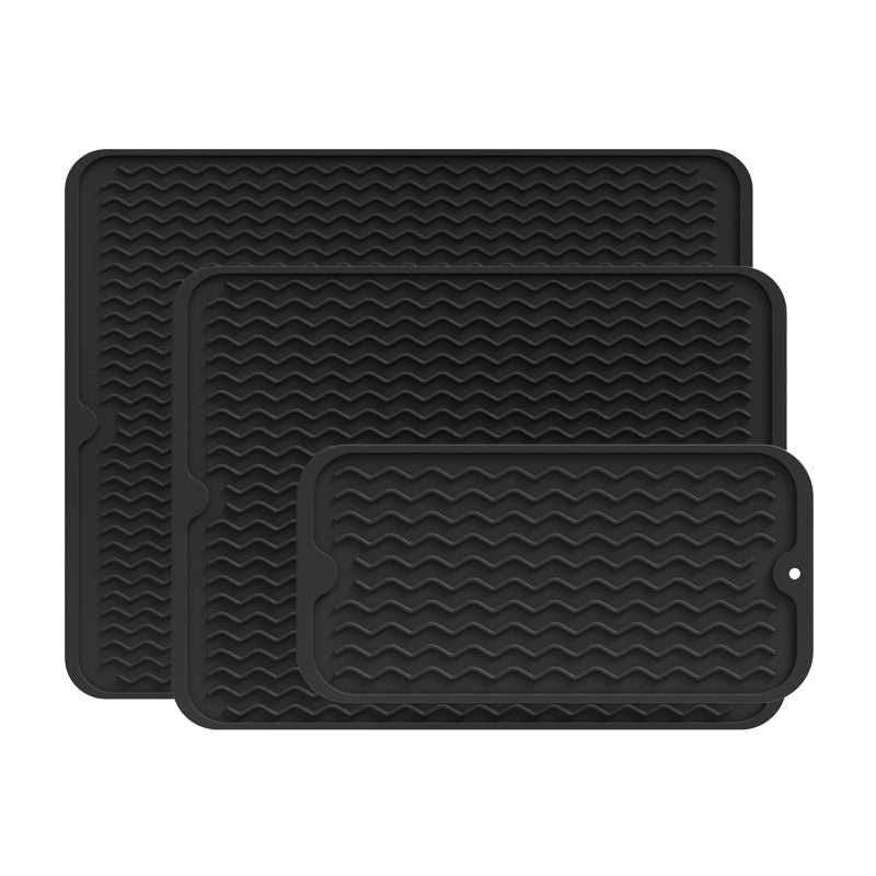 Versatile Non-Slip Multi-Size Kitchen Drying Mat Set Kalsten