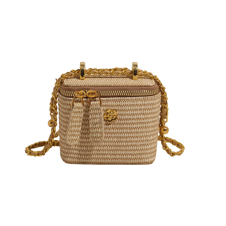 Elegant Structured Handwoven Box Bag