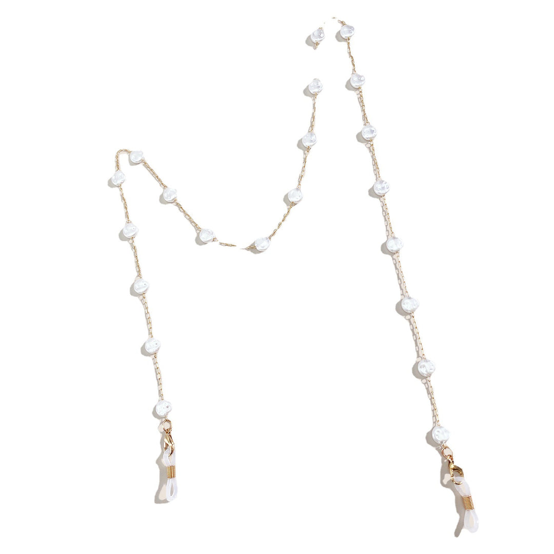 Elegant Pearl-Linked Eyewear Chain Kalsten