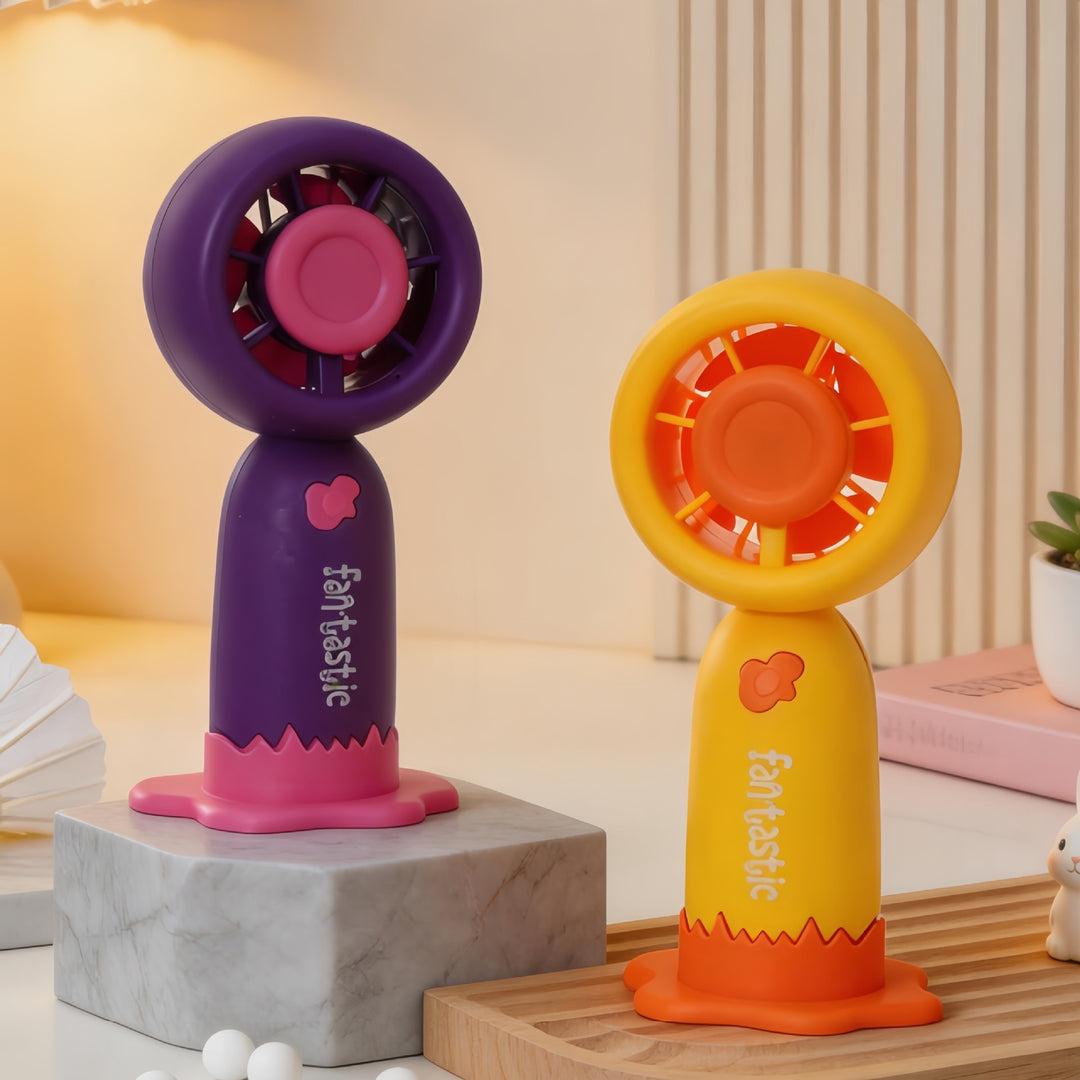 Ladies portable hand fan with playful design Kalsten