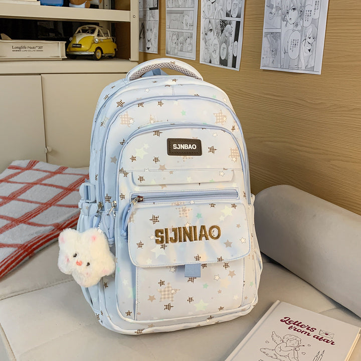 Cute Star-Embellished Everyday Backpack Kalsten