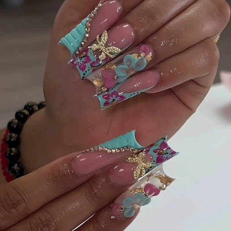 Luxury Embellished Press-On Nail Set Kalsten