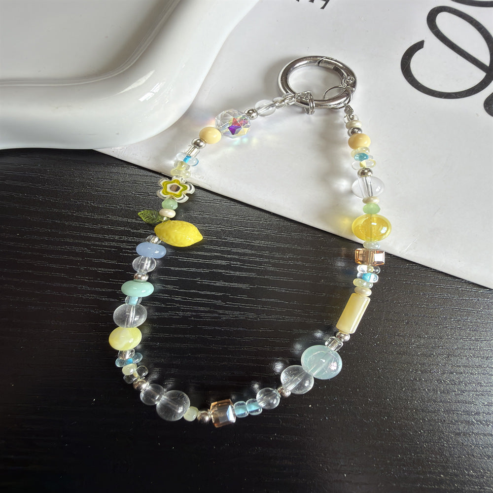 Decorative Beaded Charm Keychain Kalsten 1790135504