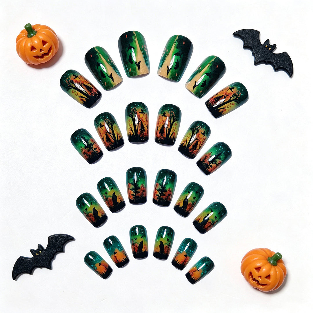 Creative Art Nails with Fascinating Forest and Mushroom Designs Kalsten