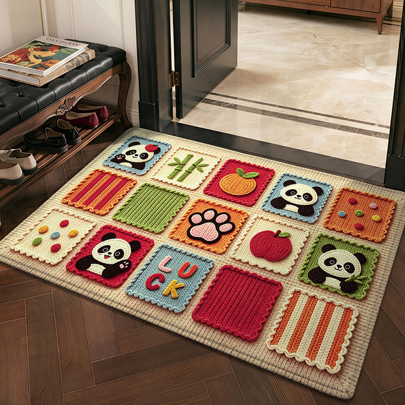 Playful Animal-Themed Door Mat