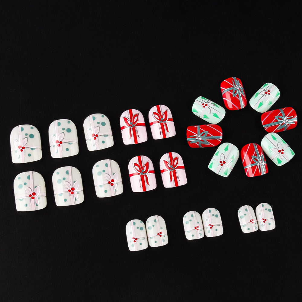 Festive Themed Press-On Nail Art Kalsten