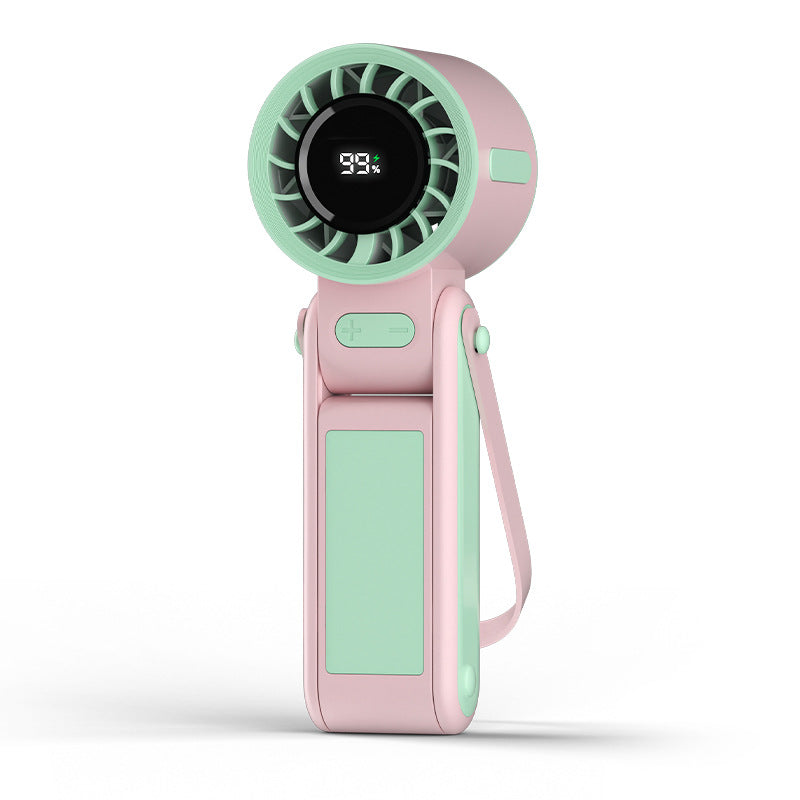 Unisex Portable Hand Fan with USB Charging Function and Flexible Design Kalsten
