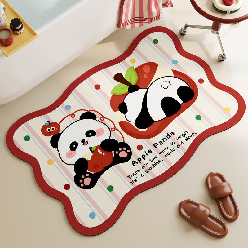 Fun Elephant-Themed Bath Mat Kalsten