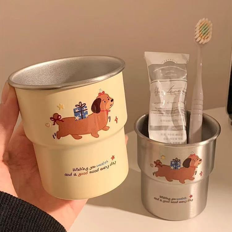 Toothbrush holder with cheerful dog design Kalsten