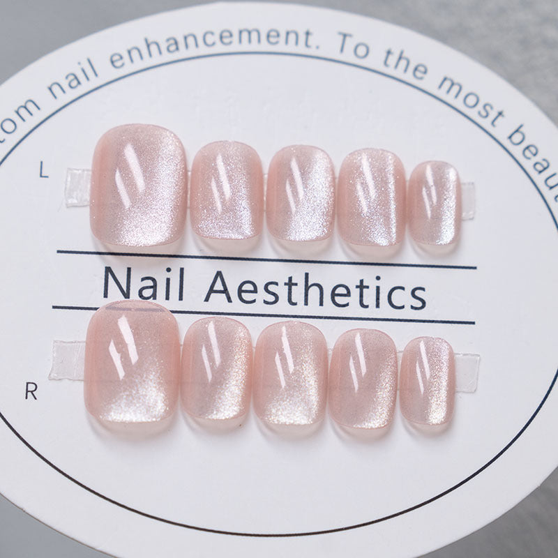 Elegant Glittery Press-On Nails