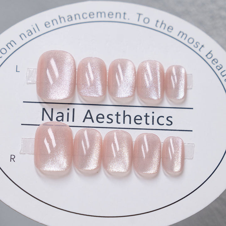Elegant Glittery Press-On Nails