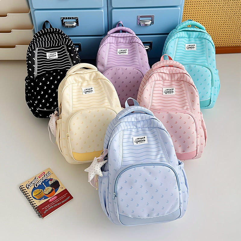 Playful Butterfly-Themed School Backpack Kalsten