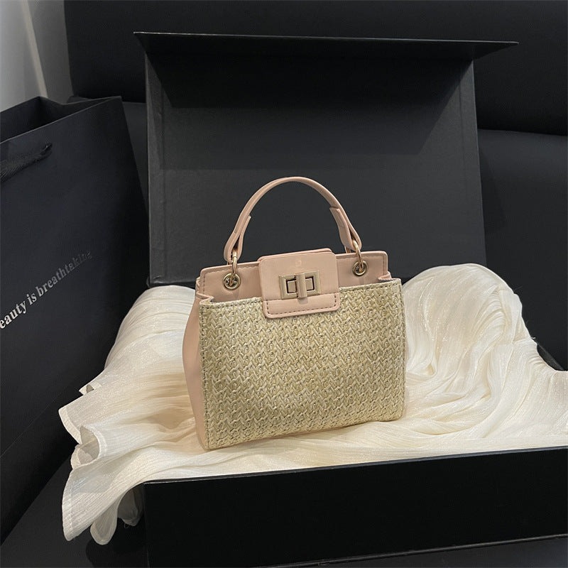 Textured Handheld Tote
