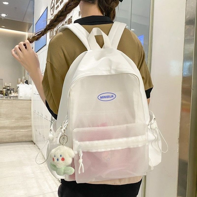 Transparent Mesh Backpack Kalsten