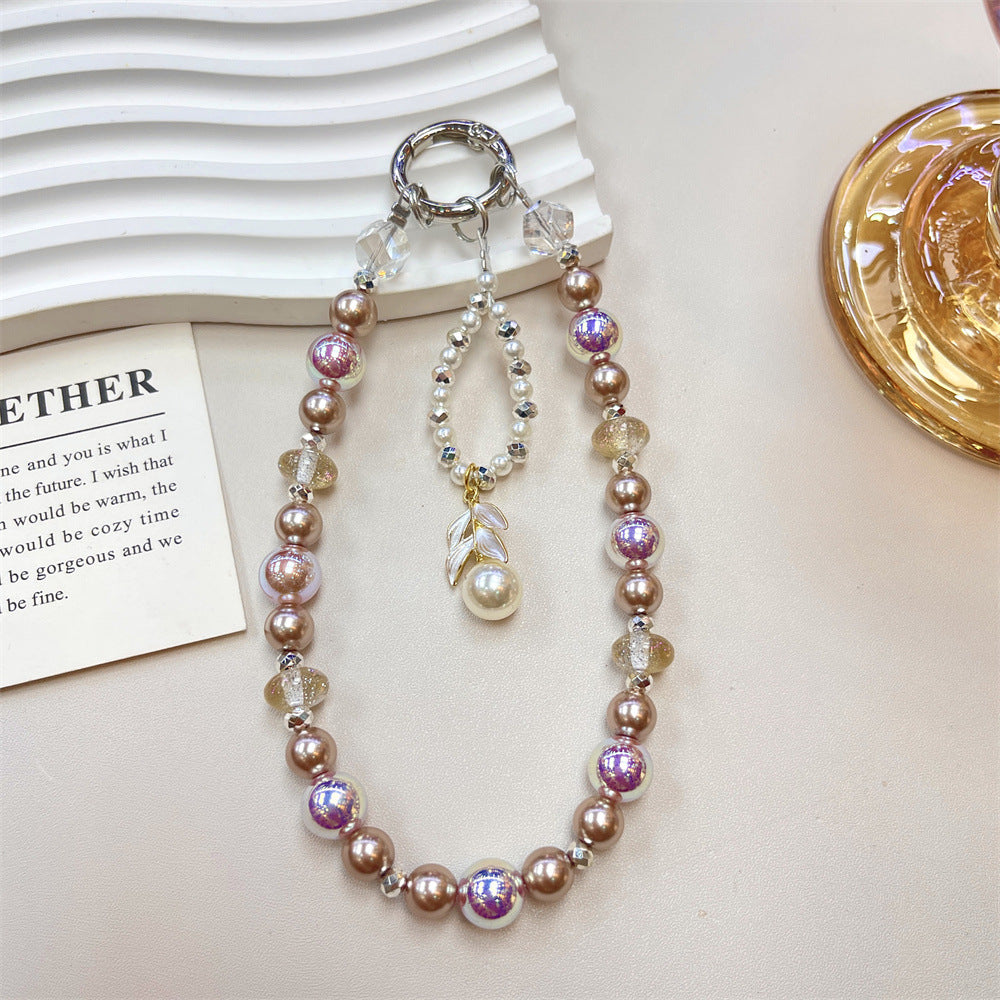 Elegant Pearl Beaded Charm Necklace Kalsten