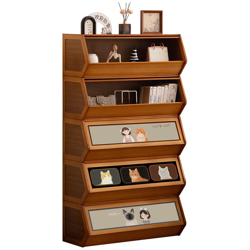 Storage unit with retractable front and friendly design Kalsten