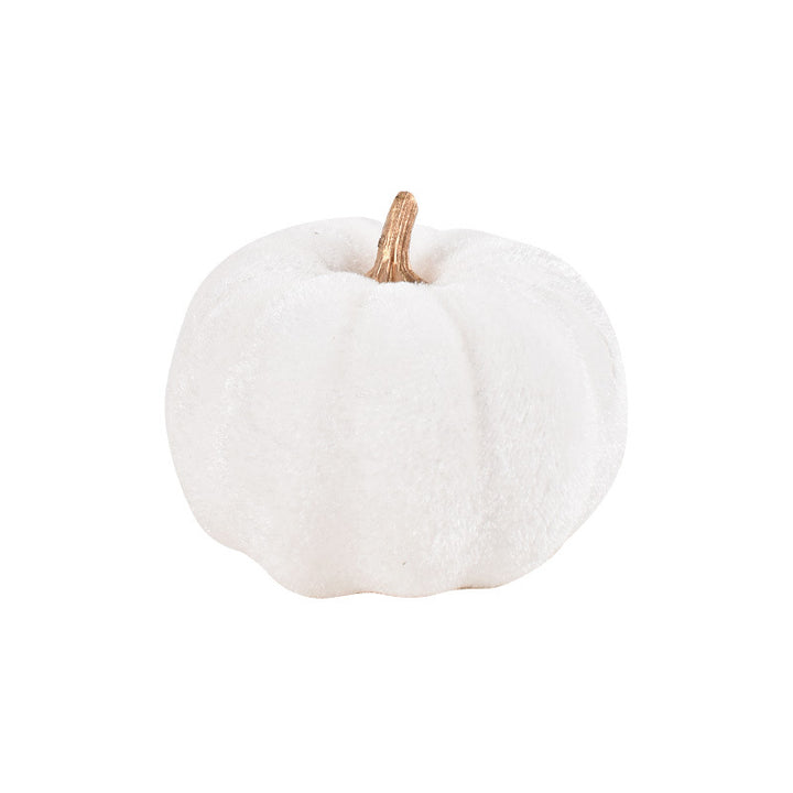 Samth Pumpkin Decoration Figure with Gold-colored Stem