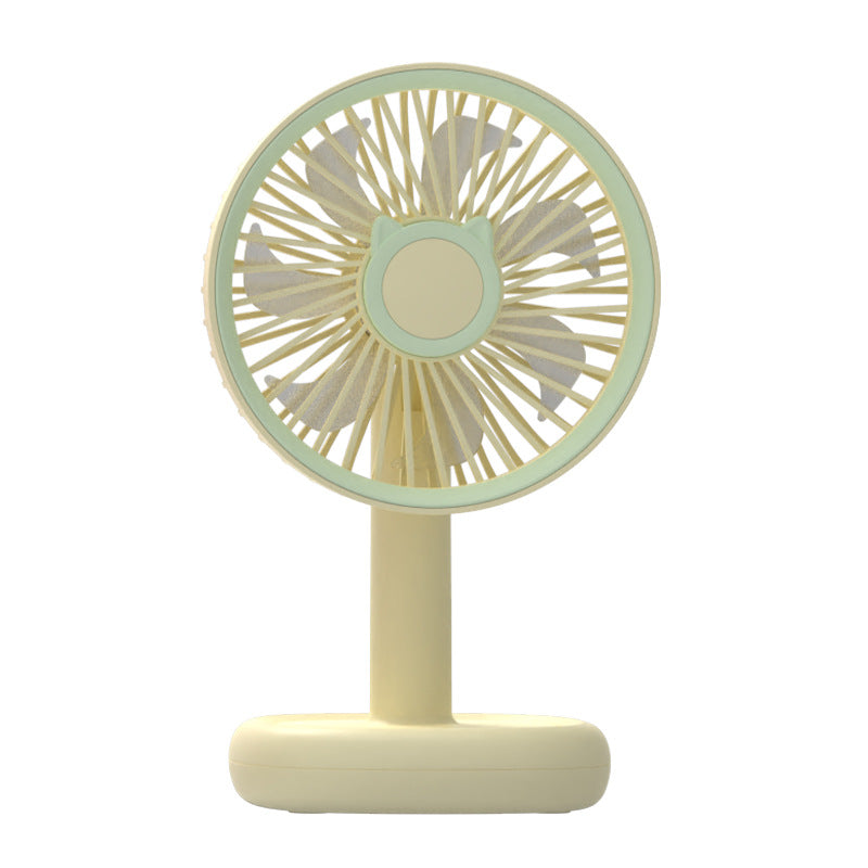 Women's Portable Handheld Fan with Cat Ears Design Kalsten