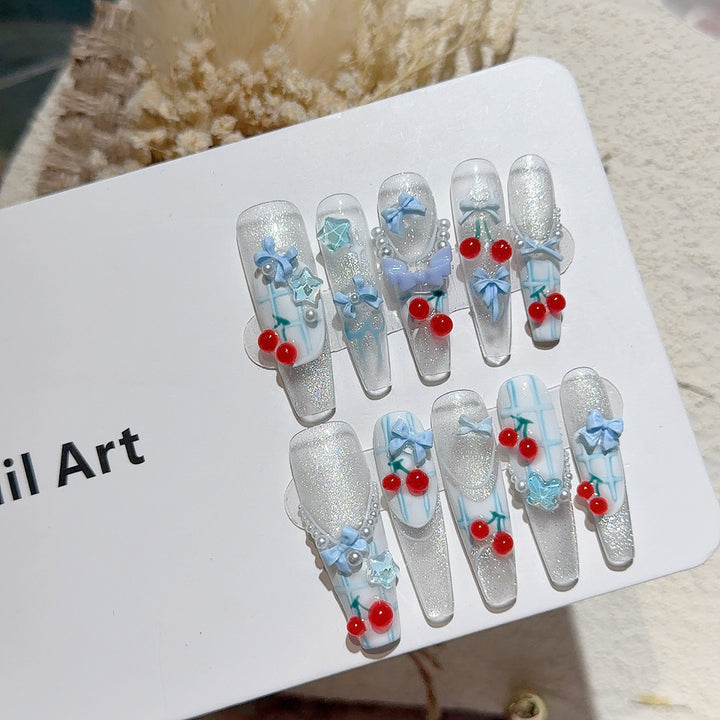 Decorative Nail Art Press-On Tips