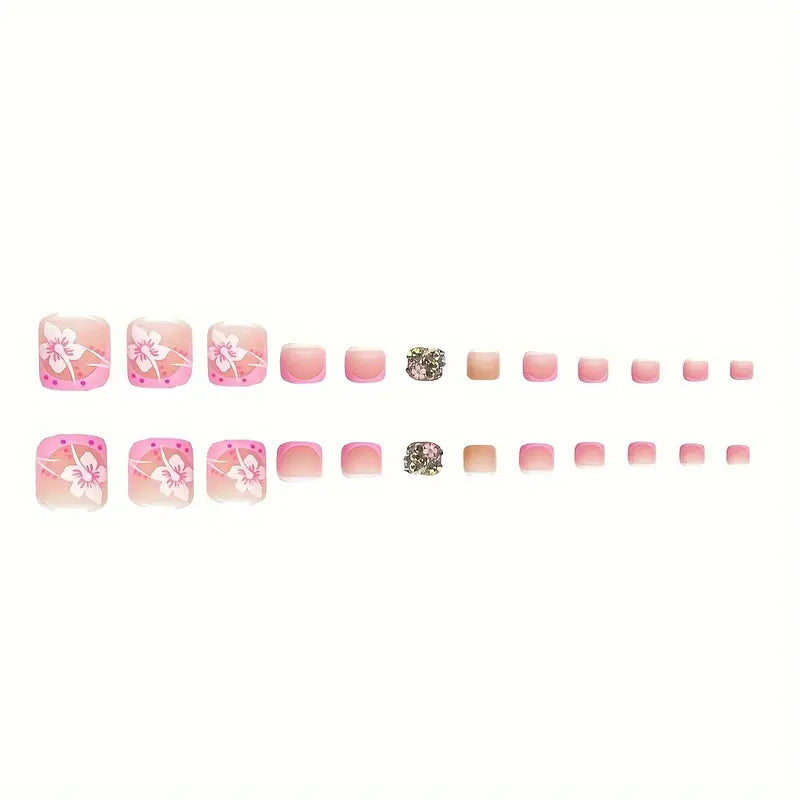 Floral Art Press-On Nail Set Kalsten