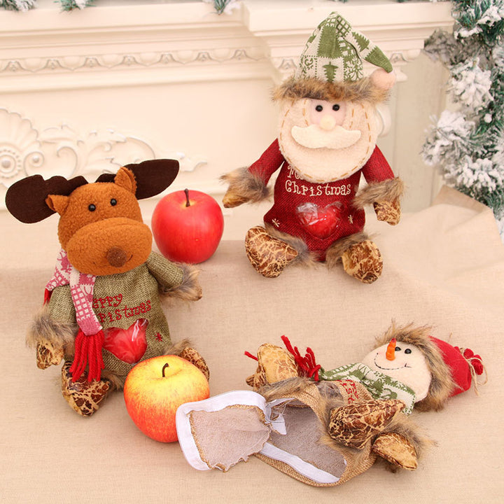 Plush Holiday Moose Figurine Kalsten