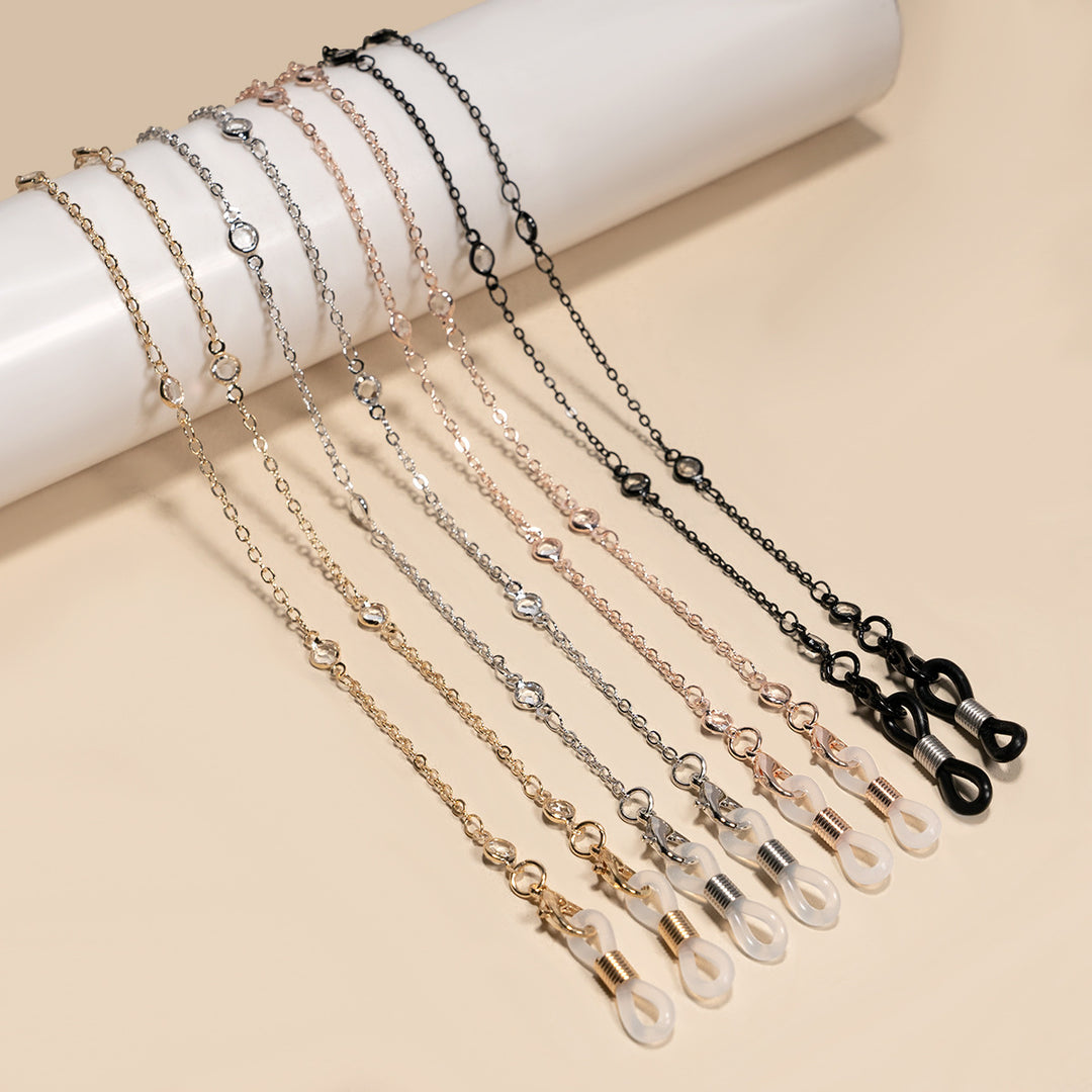 Elegant Rhinestone Glasses Chain kalsten