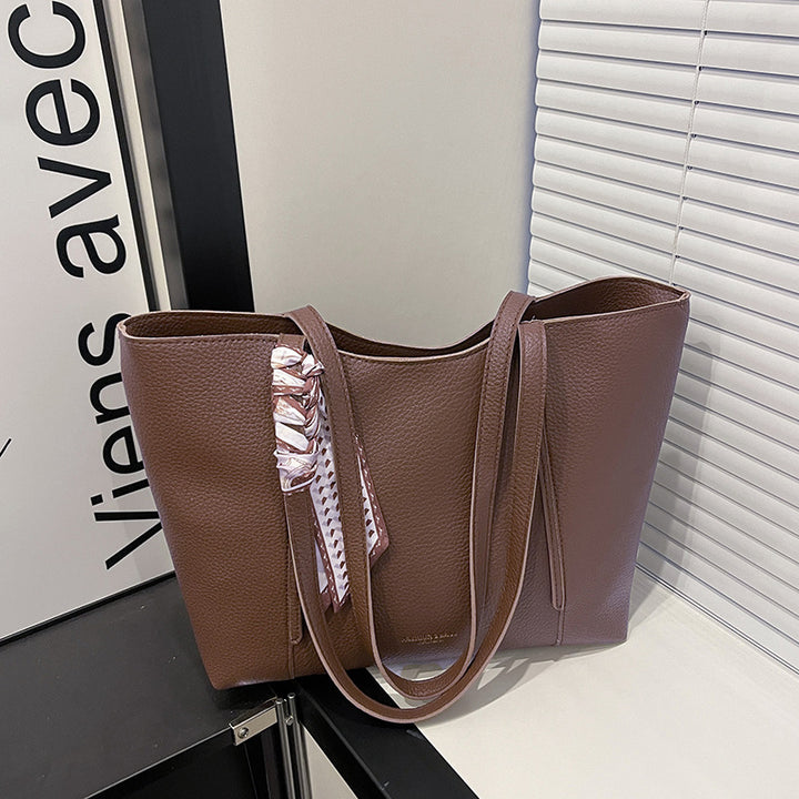 Classic Leather Tote Bag