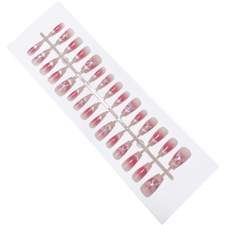 Elegant Natural French Tip Press-On Nails